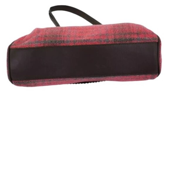 Cole Haan Pink Plaid Clutch EUC - Picture 5 of 7